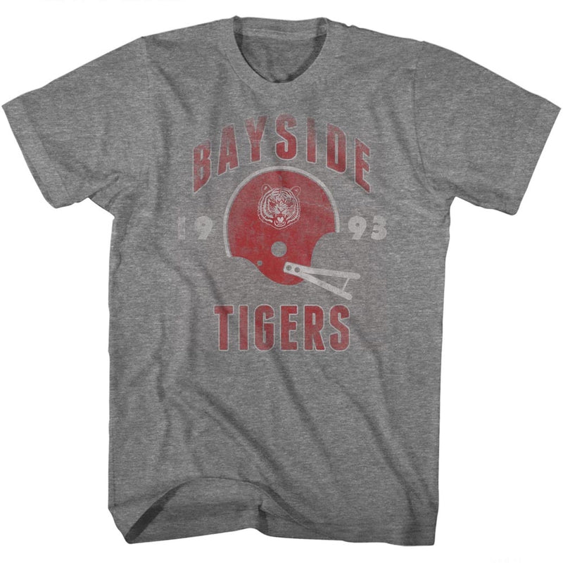 Saved By The Bell Mens S/S T-Shirt - Backyard Dog - Heather Graphite Heather