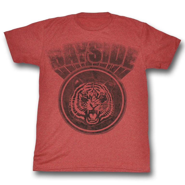 Saved By The Bell Mens S/S T-Shirt - Saved - Heather Red Heather