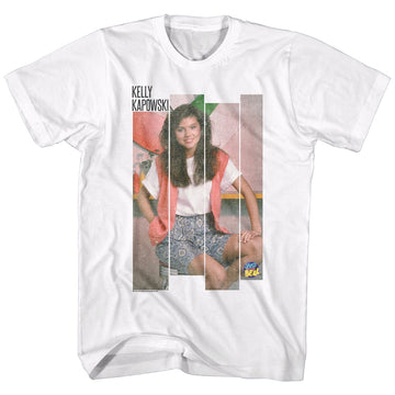 Saved By The Bell Mens S/S T-Shirt - The Kapowski - Solid White