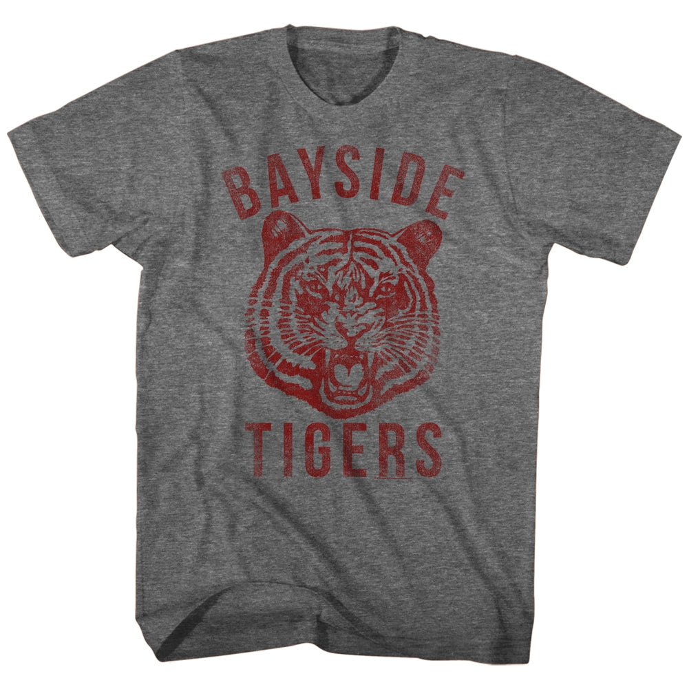 Saved By The Bell Mens S/S T-Shirt - Bayside - Heather Graphite Heather