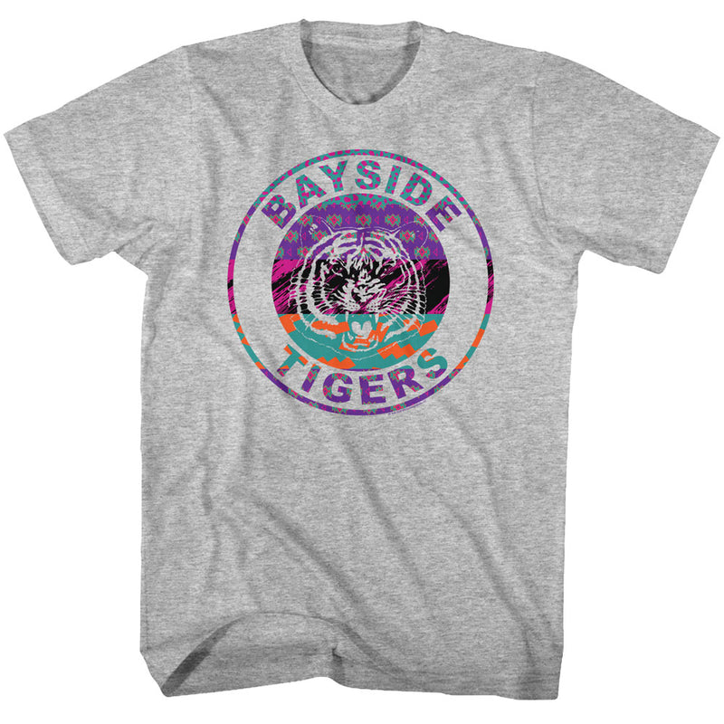 Saved By The Bell Mens S/S T-Shirt - Patterns - Heather Gray Heather