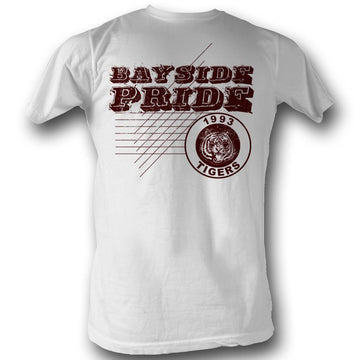 Saved By The Bell Mens S/S T-Shirt - Cat Scratch Fever - Solid White