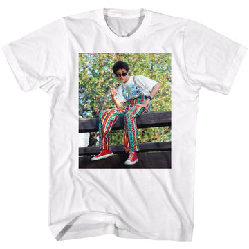 Saved By The Bell Mens S/S T-Shirt - Thumbs Up - Solid White