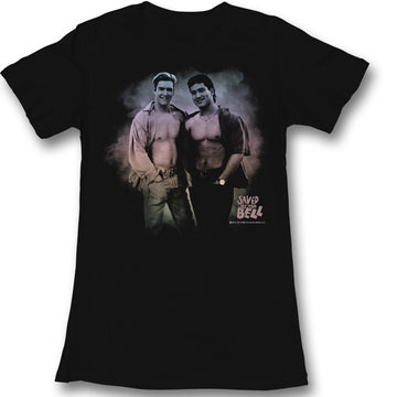 Saved By The Bell Girls Juniors S/S T-Shirt - Dreams - Solid Black