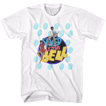Saved By The Bell Mens S/S T-Shirt - Chillin - Solid White