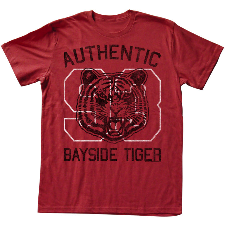 Saved By The Bell Mens S/S T-Shirt - Authentic - Heather Cardinal