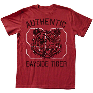 Saved By The Bell Mens S/S T-Shirt - Authentic - Heather Cardinal