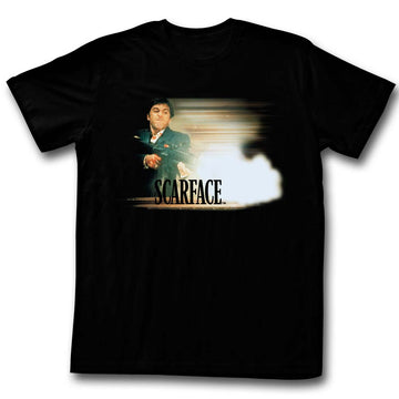 Scarface Mens S/S T-Shirt - Glowy Dude - Solid Black