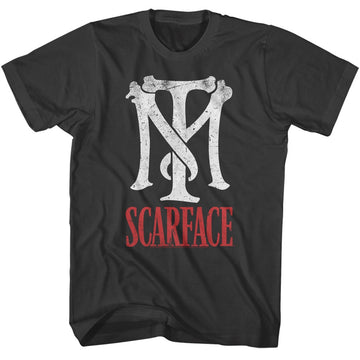 Scarface Mens S/S T-Shirt - Tm Scarface - Solid Smoke