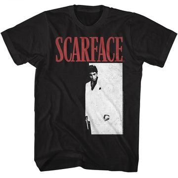 Scarface Mens S/S T-Shirt - Meng - Solid Black