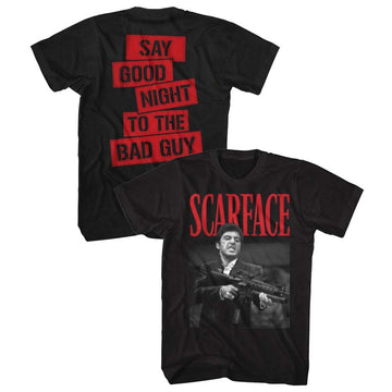 Scarface Mens S/S T-Shirt - Dakkadakka - Solid Black