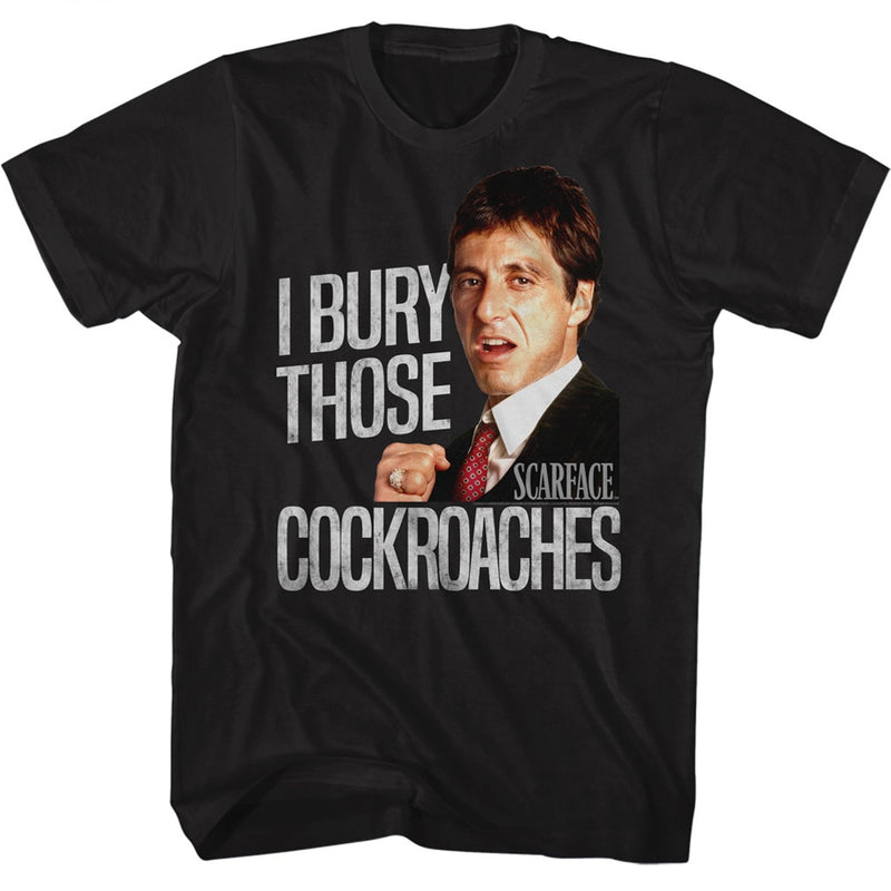 Scarface Mens S/S T-Shirt - I Bury - Solid Black