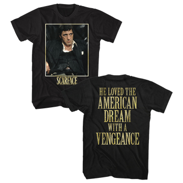 Scarface Mens S/S T-Shirt - Bad Guy - Solid Black