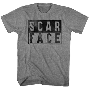 Scarface Mens S/S T-Shirt - Boxed - Heather Graphite Heather