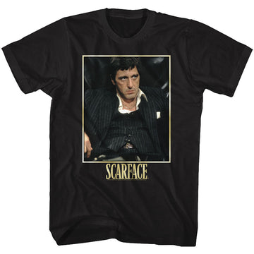 Scarface Mens S/S T-Shirt - Bad Guy - Solid Black