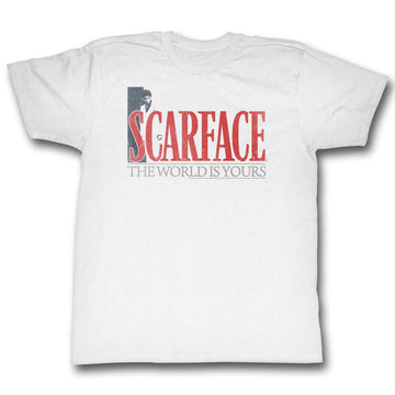 Scarface Mens S/S T-Shirt - Theworldiy - Solid White