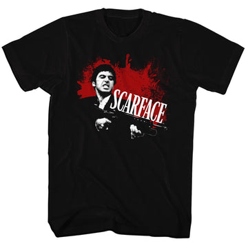 Scarface Mens S/S T-Shirt - Scarface - Solid Black