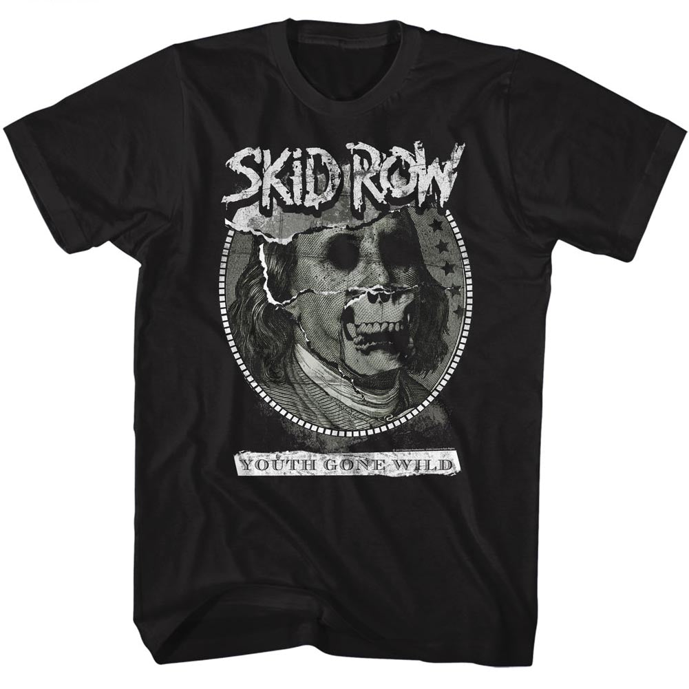 Skid Row Mens S/S T-Shirt - Dead Benji - Solid Black