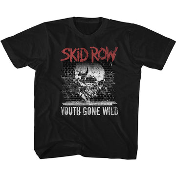 Skid Row Toddler S/S T-Shirt - Graffiti Gone Wild - Solid Black