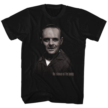 Silence Of The Lambs Mens S/S T-Shirt - H.Lecter - Solid Black