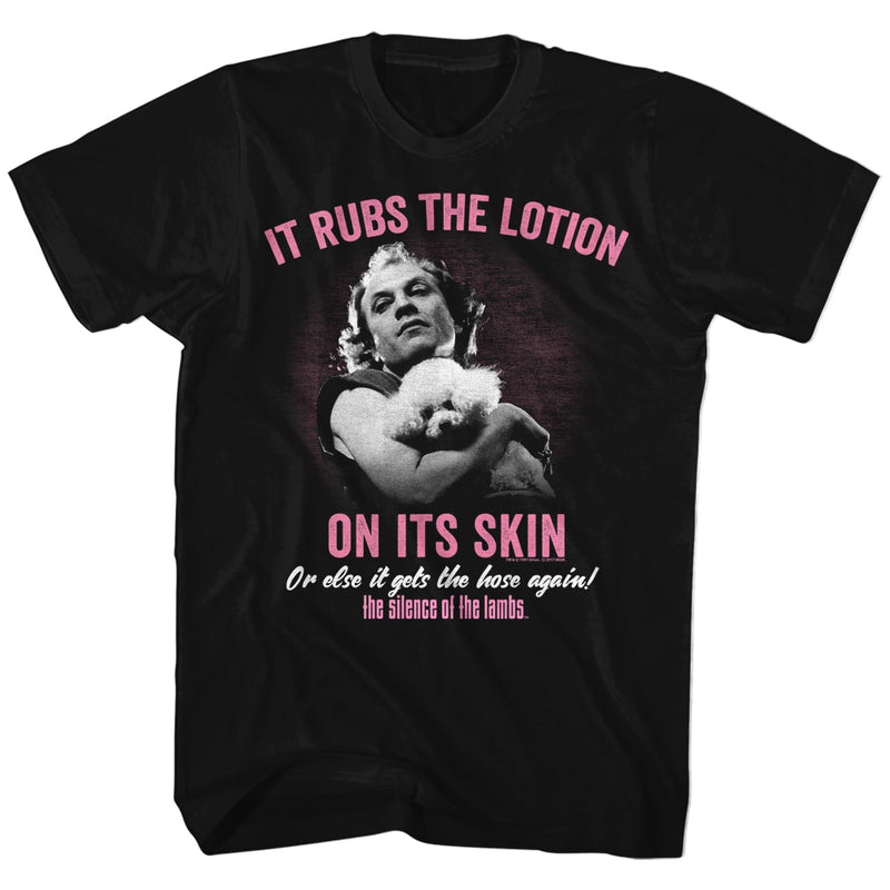 Silence Of The Lambs Mens S/S T-Shirt - Lotion - Solid Black