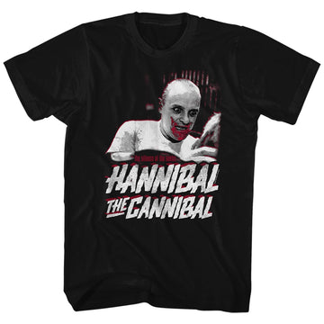 Silence Of The Lambs Mens S/S T-Shirt - The Cannibal - Solid Black