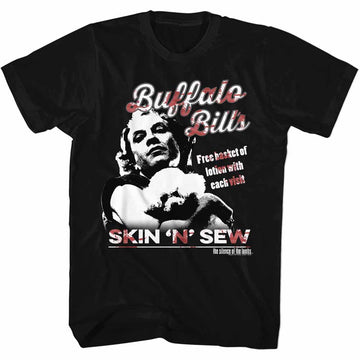 Silence Of The Lambs Mens S/S T-Shirt - Skinsew - Solid Black