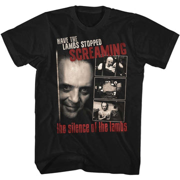 Silence Of The Lambs Mens S/S T-Shirt - Screaming - Solid Black