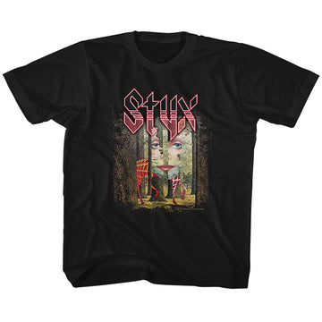 Styx Toddler S/S T-Shirt - The Grand Illusion - Solid Black