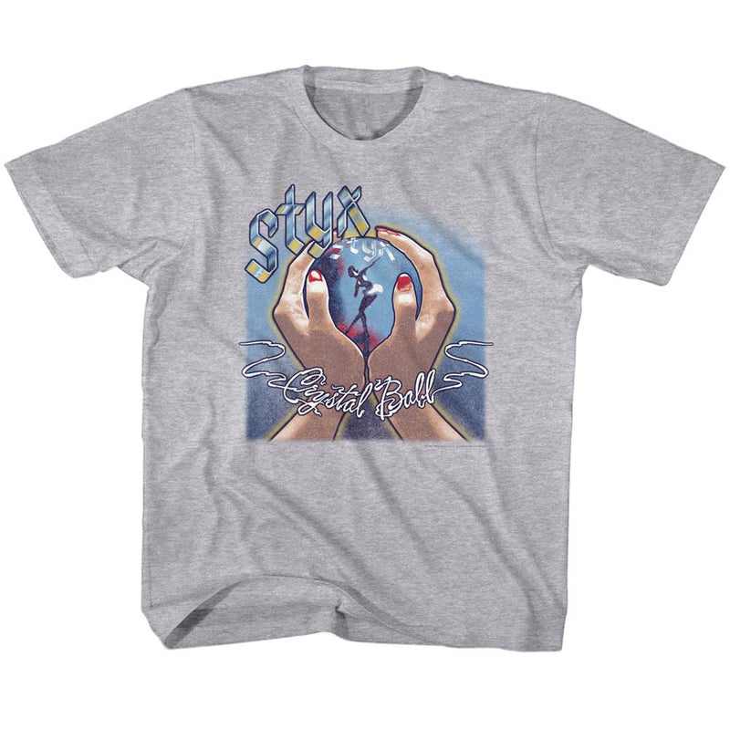 Styx Toddler S/S T-Shirt - Bright Ball - Heather Gray Heather