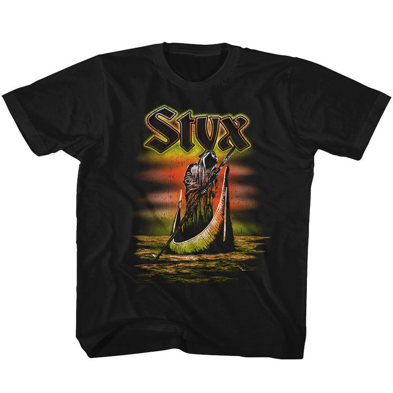 Styx Toddler S/S T-Shirt - Ferryman - Solid Black