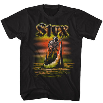 Styx Mens S/S T-Shirt - Ferryman - Solid Black
