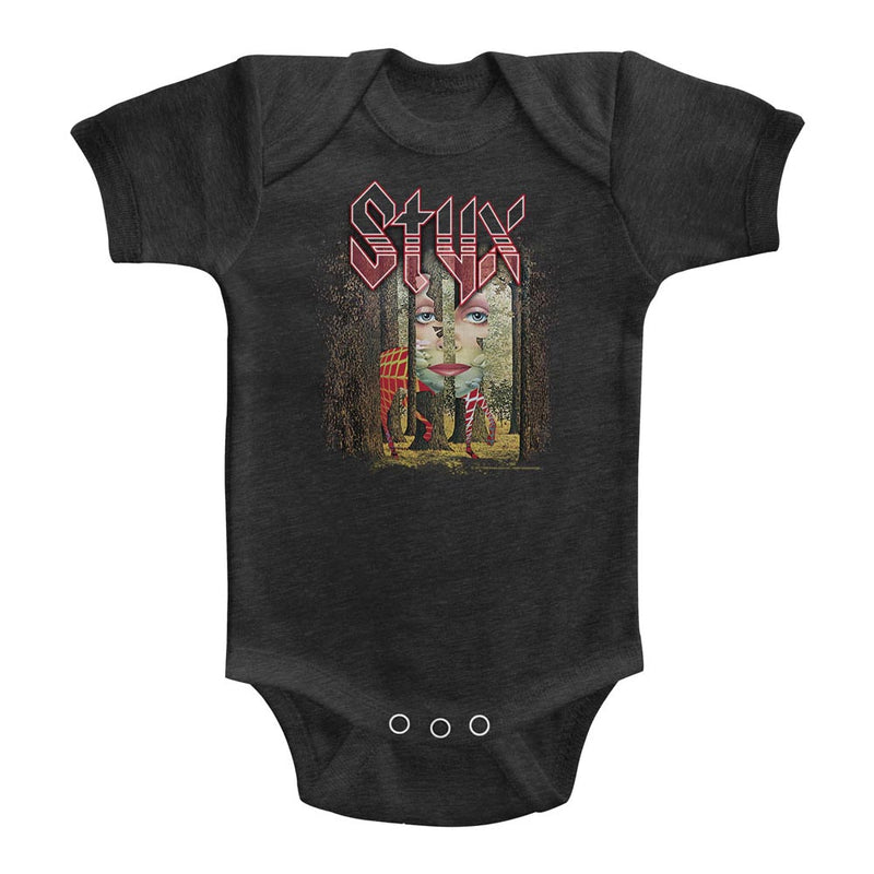 Styx Infant S/S Heather Bodysuit - The Grand Illusion - Heather Vintage Smoke