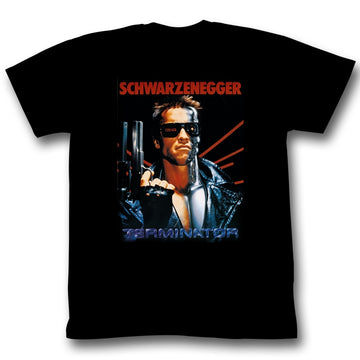 Terminator Mens S/S T-Shirt - Schwarz - Solid Black
