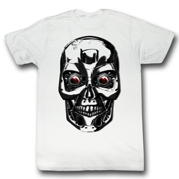 Terminator Mens S/S T-Shirt - Stink Face - Solid White