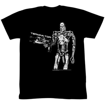 Terminator Mens S/S T-Shirt - Boom - Solid Black