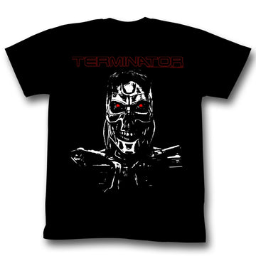 Terminator Mens S/S T-Shirt - Second Term - Solid Black