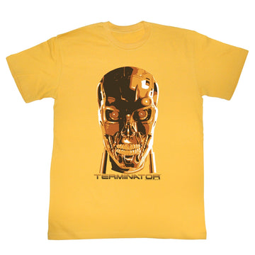 Terminator Mens S/S T-Shirt - Creepy Face - Solid Ginger