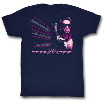 Terminator Mens S/S T-Shirt - Assasin - Solid Navy