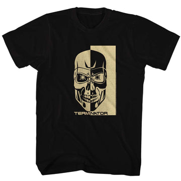 Terminator Mens S/S T-Shirt - Bw - Solid Black