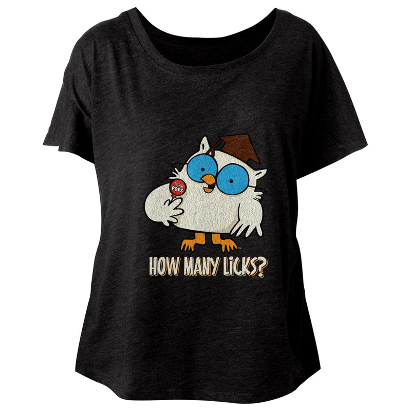 Tootsie Roll Ladies S/S Dolman - Manylicks - Heather Vintage Black