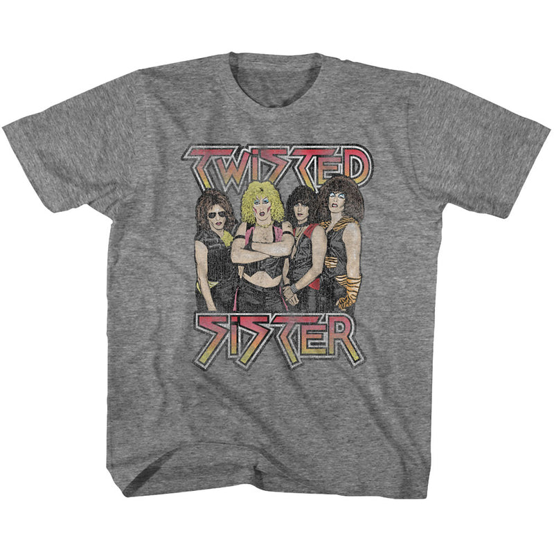 Twisted Sister Toddler S/S T-Shirt - Twisted Sister - Heather Graphite Heather