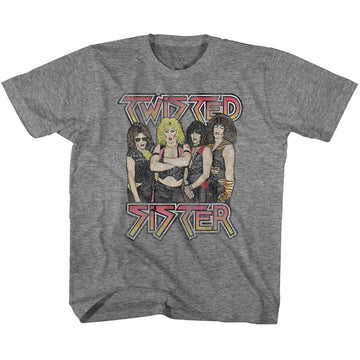 Twisted Sister Youth S/S T-Shirt - Twisted Sister - Heather Graphite Heather