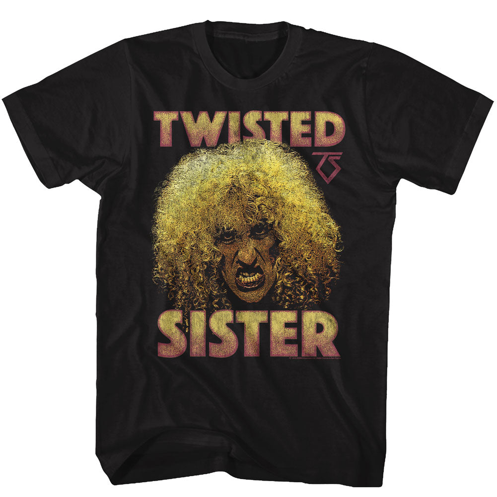 Twisted Sister Mens S/S T-Shirt - Dee - Solid Black