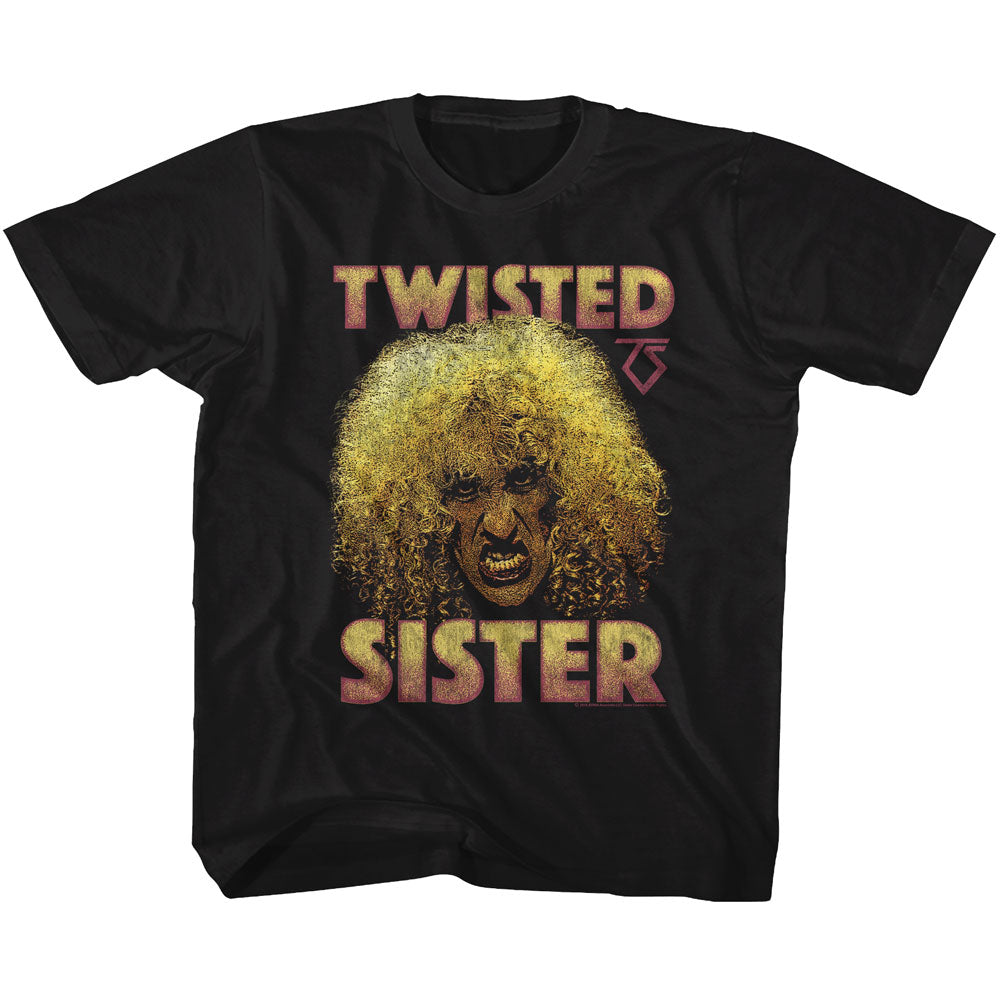 Twisted Sister Toddler S/S T-Shirt - Dee - Solid Black