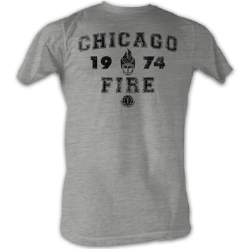 Wfl Mens S/S T-Shirt - Got That Fire - Heather Gray Heather