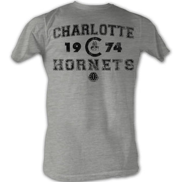 Wfl Mens S/S T-Shirt - Hornets - Heather Gray Heather