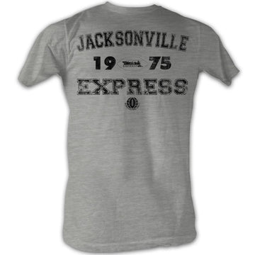 Wfl Mens S/S T-Shirt - Express Train - Heather Gray Heather