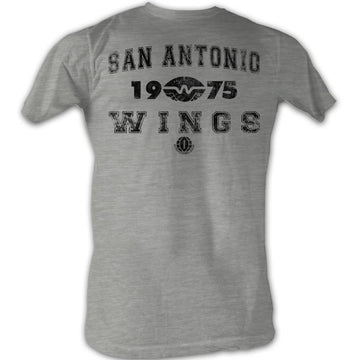 Wfl Mens S/S T-Shirt - Wings - Heather Gray Heather