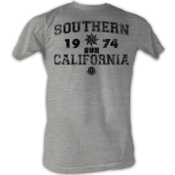 Wfl Mens S/S T-Shirt - Yeah Sun - Heather Gray Heather